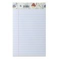 thumbnail image 2 of (6 pack) Pen+Gear Fashion Legal Pad, Wide Ruled, Mushrooms, 100 Sheets per Pack, 2 Count, 5" x 8", 2 of 7