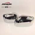 thumbnail image 2 of Car wing mirror cover for Nissan Navara D40 2005 - 2014 rearview mirrors covers cap house shell black Chrome, 2 of 4