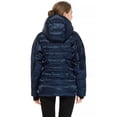 thumbnail image 2 of Orolay Women Warm Down Jacket with Hood Unique Quilting Coat Navy 2XL, 2 of 6