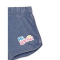 thumbnail image 3 of Ms. Rachel Toddler Girls Washed Crewneck Graphic Top and Shorts Set, 2-Piece, Sizes 12M-5T, 3 of 7