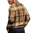 thumbnail image 5 of Qiyinn Mens Flannel Shirts Long Sleeve Plaid Button Down Shirts Casual Cotton Shirts, 5 of 6