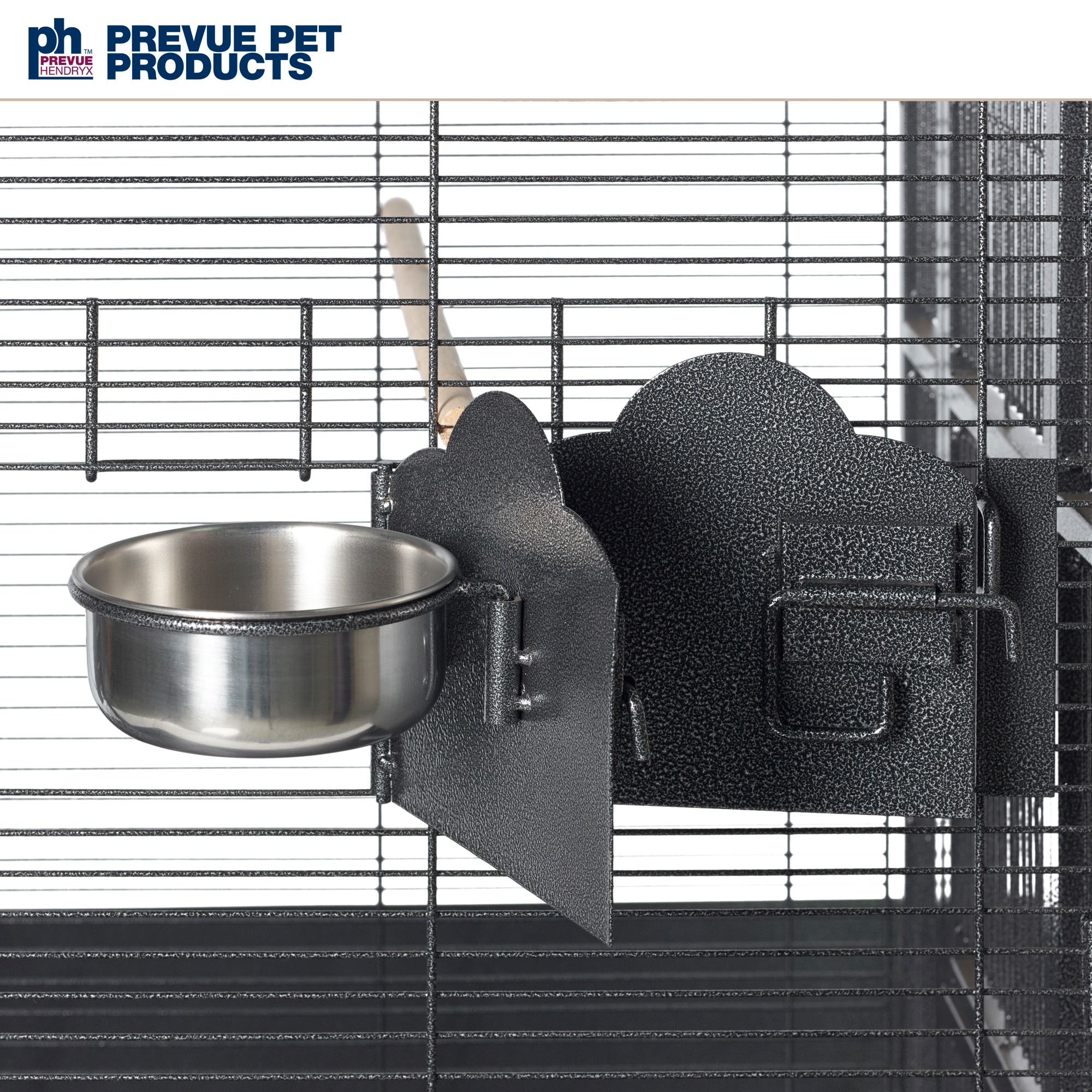 Prevue Pet Products Park Plaza Bird Cage, Black Hammertone
