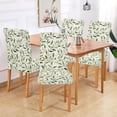 thumbnail image 2 of Yayeee 4 Pack Dining Chair Covers Stretch Parson Chairs Slipcovers Seat Protector, Lush Greenery, 2 of 6