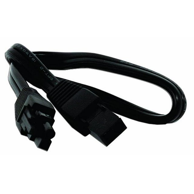 AmericanLighting ALLVPEX12-B Rallonge de 12 Po. pour Lumière de Rondelle Xénon 120 V, Noir