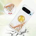 thumbnail image 3 of Funda para Google Pixel 9/Pixel 9 PRO 5G con Brillo Líquido Flotante, Purpurina, Parachoques y Anillo Giratorio Soporte, 3 of 5