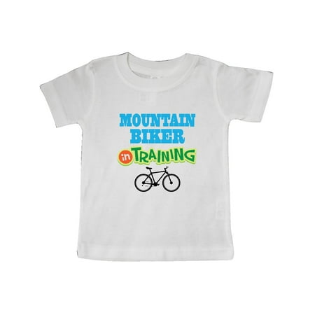 

Inktastic Mountain Biker in Training Gift Baby Boy or Baby Girl T-Shirt