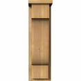 thumbnail image 2 of 7 1/2"W x 10"D x 26"H Newport Smooth Corbel w/Backplate, Western Red Cedar, 2 of 9