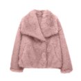 thumbnail image 3 of Womens Cropped Faux Fur Jackets Fluffy Winter Long Sleeve Open Front Cardigan Outwear Warm Shaggy Coats, 3 of 4