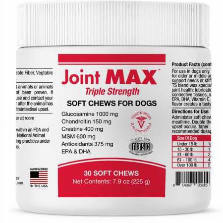 UPC: 0814087008107 | Joint MAX Triple Strength Soft Chews 30 Chews