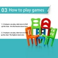 ZAROYEAX New Children's Hotselling Toy Chair DIY Balance Stool Puzzle