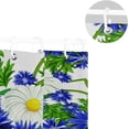thumbnail image 5 of Coolnut Flower Pattern Bath Shower Curtain Liners 72"x72", Polyester Waterproof Bath Curtains with Hooks for Bathroom Decoration, 5 of 5