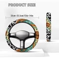 thumbnail image 5 of ZUXONGSY Aztec Tribal Golf Cart Steering Wheel Cover Cow Print Protector Cover Elastic Steering Wheel Dust Cover Universal Steering Wheel Cover Universal 13 14 Inch for Most Golf Cars Club Car, 5 of 7
