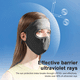 thumbnail image 3 of Máscara de protección solar de seda de hielo de verano, sombrero para el sol de cara completa para exteriores, máscara ligera y transpirable, estilo corto con ala, 3 of 5