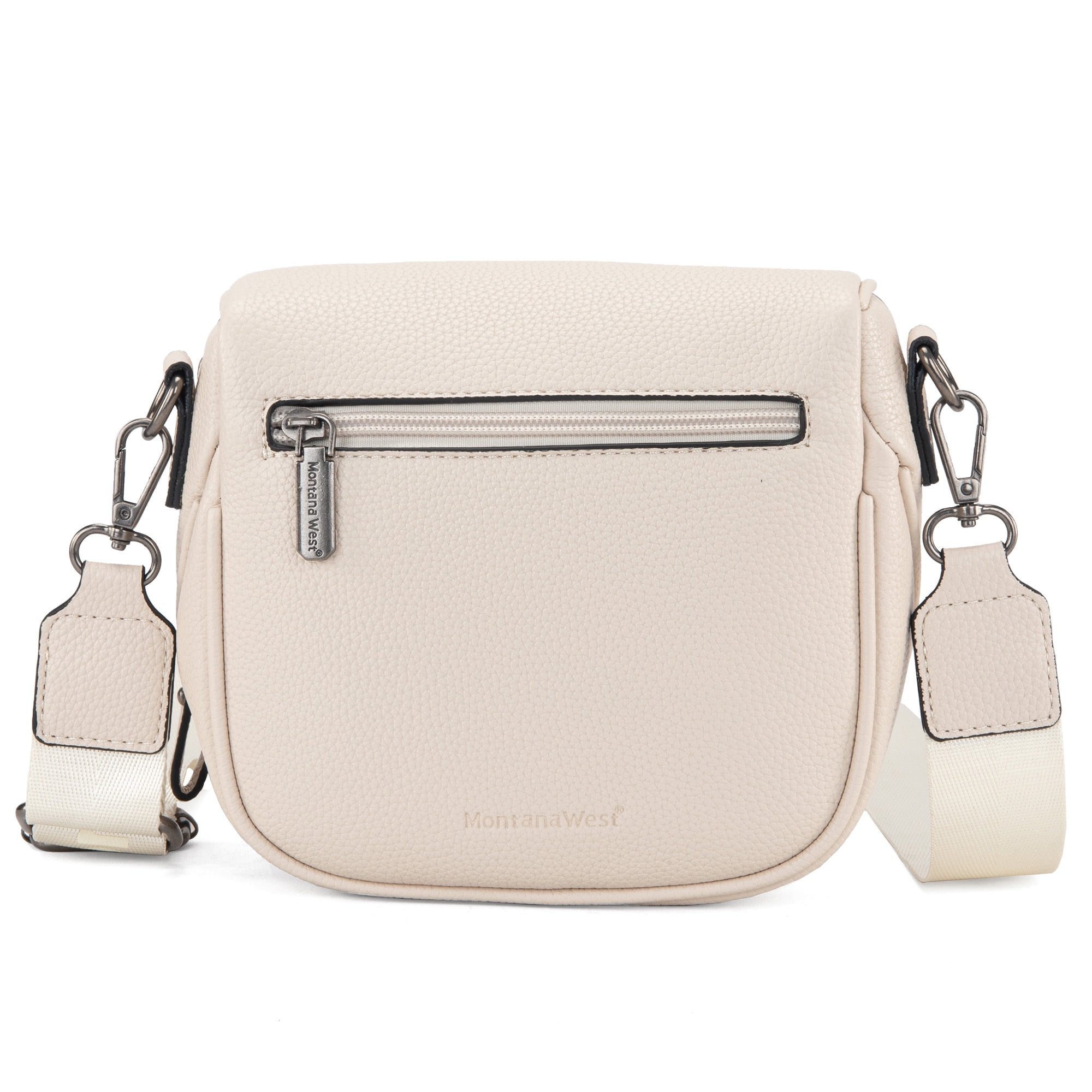 Montana West Crossbody Bags Bum Bag for Women Large Sling Bag with Adjustable Strap and Coin Purse, Beige