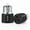 Black, variant on Stcellnmex 3 Prong Polarized Light Bulb Socket Adapter White, E26 E27 Socket to Plug Converter 2 Pack for Patio Garage Porch