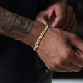 thumbnail image 4 of 3-11mm Thick Waterproof Chain Bracelet for Men Stainless Steel Cuban Chain Wristband Classic Punk Heavy Men's Jewelry Gift, 4 of 5