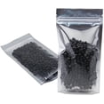 thumbnail image 1 of Zipper Lock Mylar Bags Reusable Clear Plastic Silver Aluminum Foil Stand up Pouch for Zip Bags Reusable Lock Seal Heat Sealable Smell Proof Food Storage Packaging Bag (100, 5.9x8.7 inch), 1 of 5