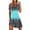 Light Blue, variant on Women's Floral Sleeveless Swing Tank Dress Summer Casual Tshirt Dresses Swing Sun Dress Beach Dress Slimming Draw Back Cold Shoulder Dress Under $10, Light Blue XXL