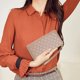 thumbnail image 5 of Laklulu Cartera con doble cremallera, cartera de doble capa de gran capacidad, 5 of 5