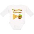 thumbnail image 3 of Inktastic Together Forever- Chips and Salsa Boys or Girls Long Sleeve Baby Bodysuit, 3 of 5
