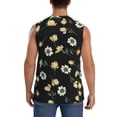 thumbnail image 4 of Balery Daisy Camisetas sin mangas para hombre, absorbe la humedad y protege contra el mal olor.-3X-Large, 4 of 7