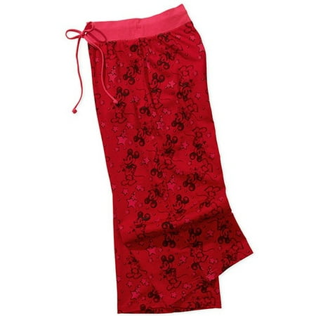 Juniors Mickey Mouse Crop-Length Pajama Pants