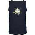 thumbnail image 1 of Born and Raised Connecticut State Flag Mens Tank Top Navy MD, 1 of 1