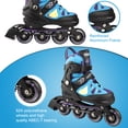 thumbnail image 5 of Inline Skates with Full Light Up Wheels, Adjustable Fun Illuminating Inline Skates for Girls Boys Womens Mens Adults and Beginners, 5 of 7