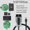 thumbnail image 4 of Cable de diagnóstico de coche OBD2 ELS27 V2.3.8 Interfaz de diagnóstico automático FTDI Mircochip Forscan para Ford Focus Mk1, 4 of 5
