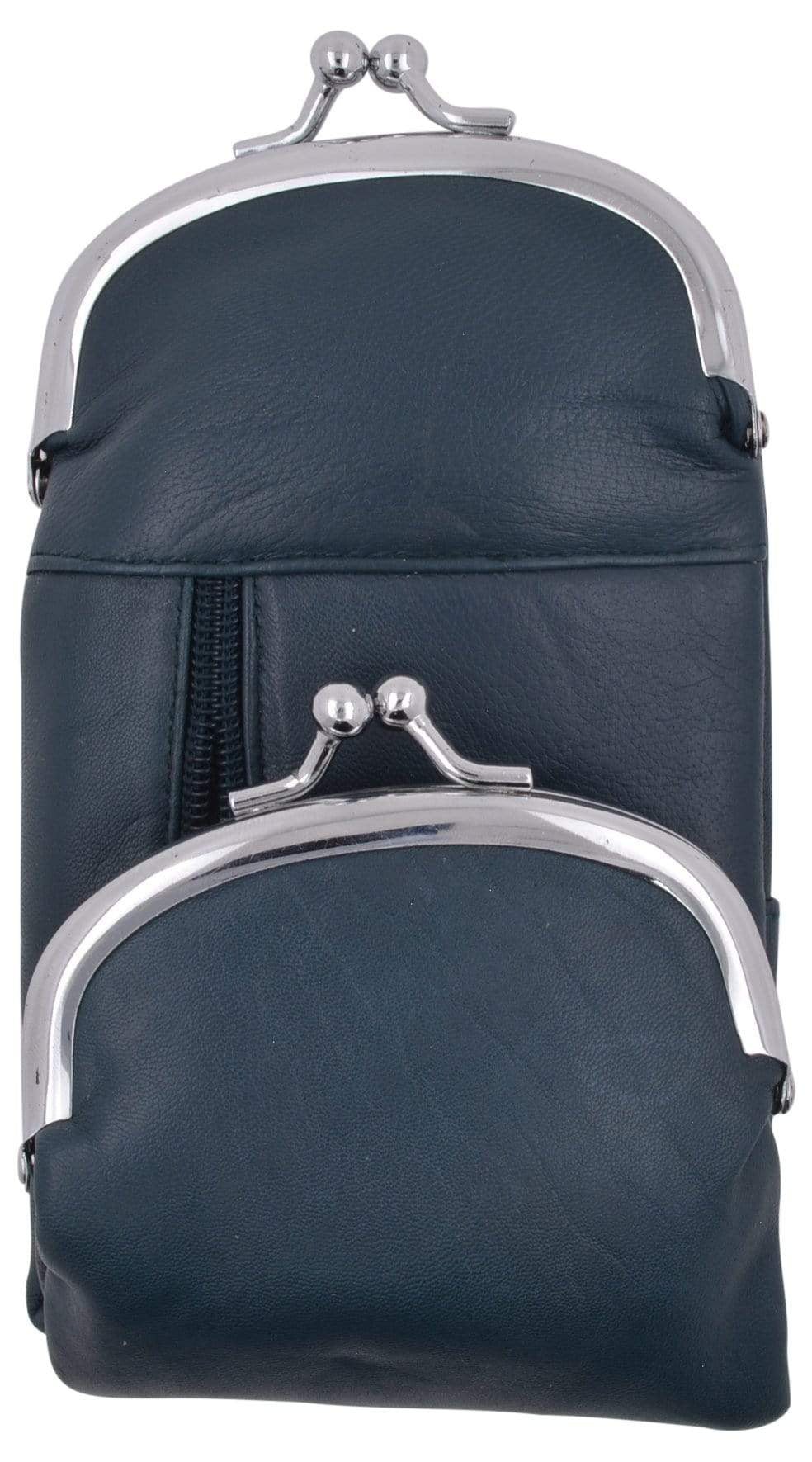 Genuine Leather Cigarette and Lighter Case with Twist Clasp 1838AL (C