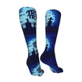 thumbnail image 3 of KLL Halloween Trick Or Treat Print Cool Socks Men's Women's Crew Socks Funny Crazy Novelty Stockings, 3 of 8
