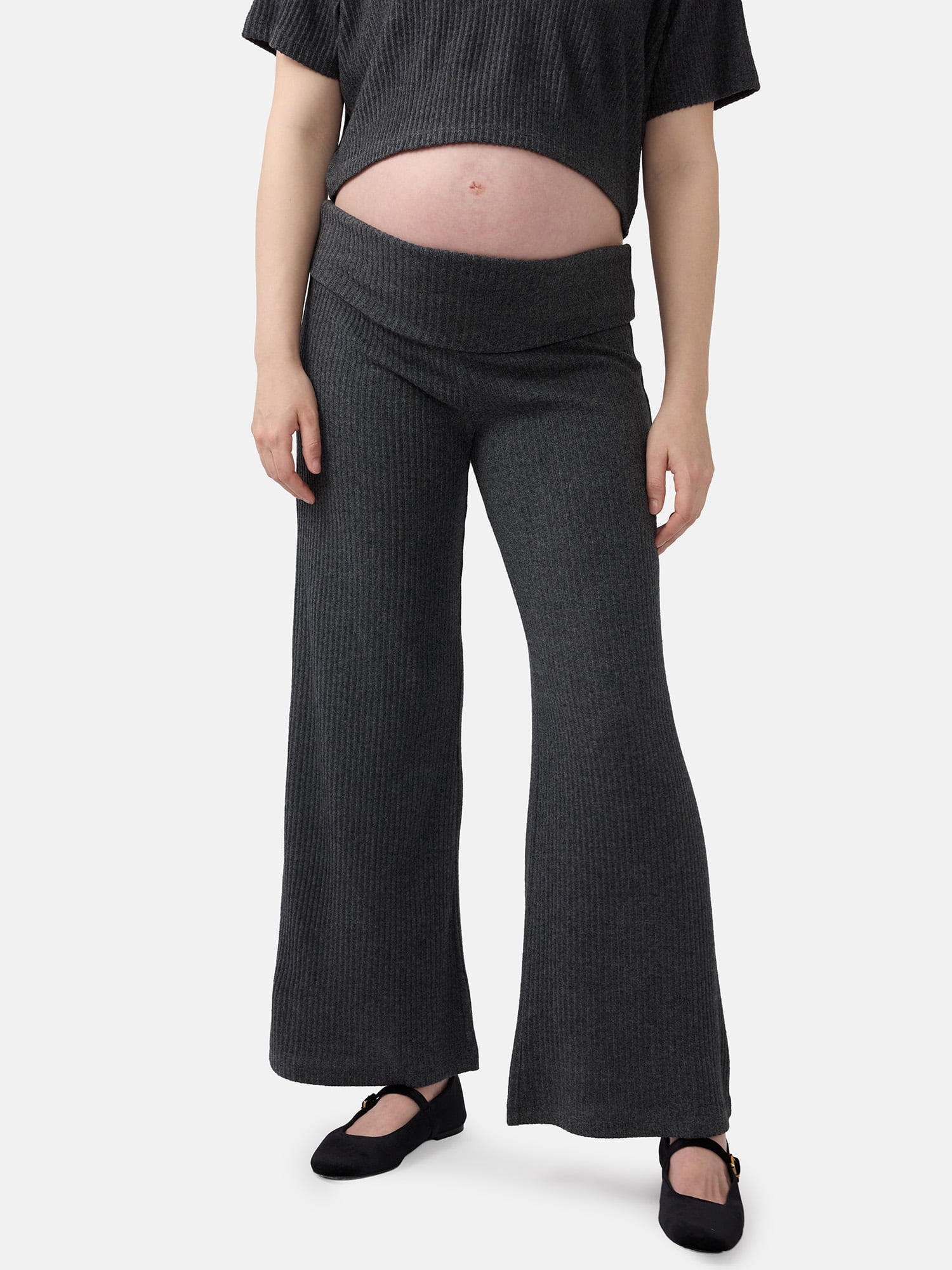 Ingrid & Isabel For Every Belly Maternity Cozy Rib Pant