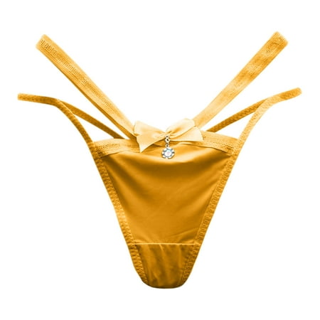 

Akiihool Women Panties Seamless Women s Briefs Underwear Cotton High Waist Tummy Control Panties Rose Jacquard Ladies Panty (Yellow One Size)