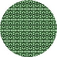 thumbnail image 1 of Ahgly Company Machine Washable Indoor Square Transitional Pastel Green Area Rugs, 3' Square, 1 of 7