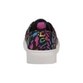 thumbnail image 4 of Nanette Lepore Girl Lace Up Muti Color Low Top Canvas Sneakers, Black Multi, Size: 7, 4 of 7