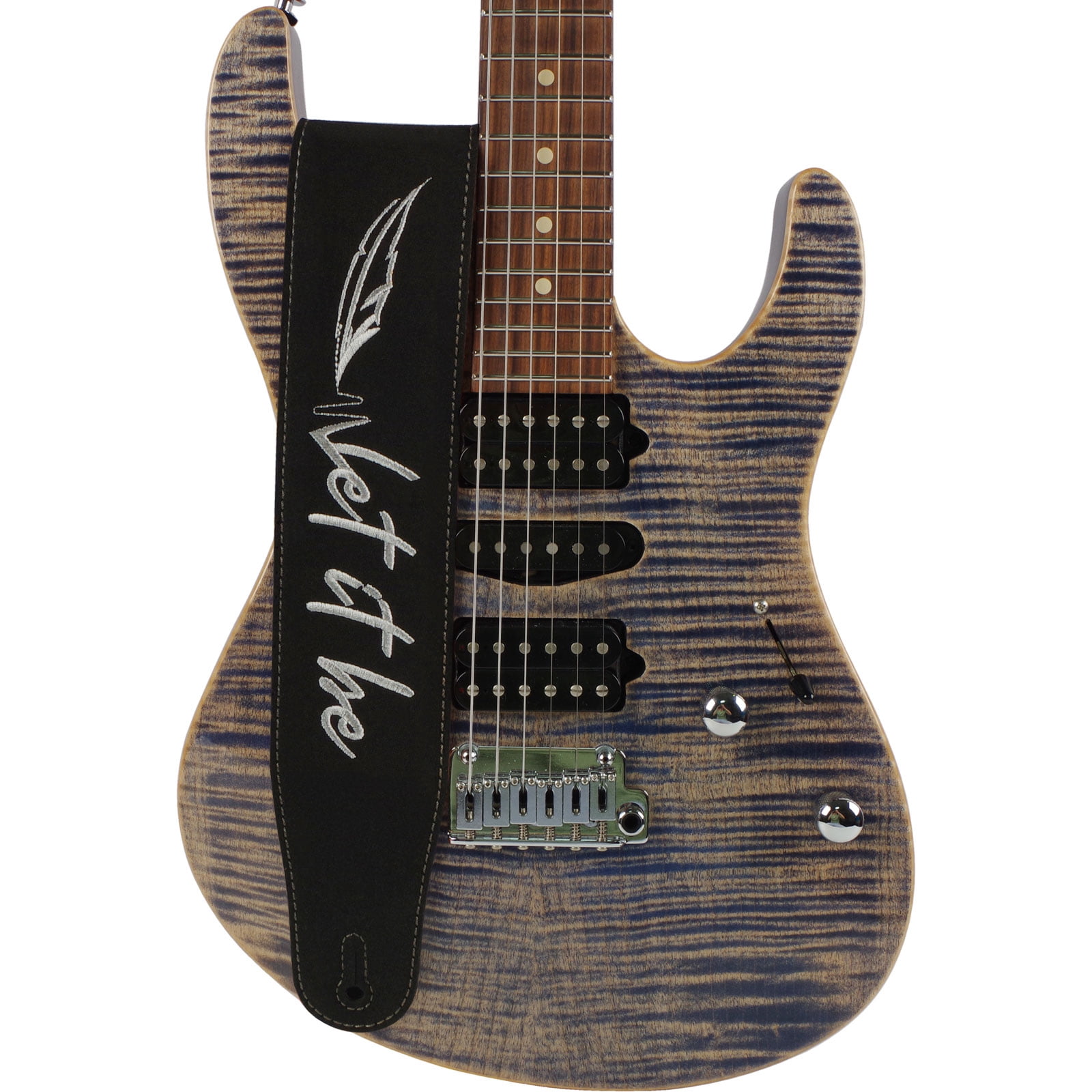 Adjustable Guitar Suede Straps Relief Embroidery Belt Bass Acoustic Accessory