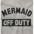thumbnail image 2 of Mermaid Off Duty Cute Beach Lovers Women Plus Size Long Sleeve Graphic Tee Brisco Brands 2X, 2 of 3
