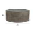 thumbnail image 2 of Seasonal Living Perpetual Grand Louis Concrete Coffee Table in Slate Gray, 2 of 3