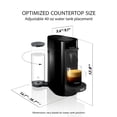 thumbnail image 2 of Nespresso Vertuo Cafetera y Espresso Plus de De'Longhi, Negra, 2 of 5