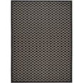thumbnail image 3 of Safavieh Courtyard Hilbert Geometric Indoor/Outdoor Area Rug, Black/Beige, 8' x 11', 3 of 15
