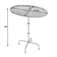 thumbnail image 2 of Kealy Outdoor Metal Pedestal Side Table in Bronze  4002471, 2 of 7
