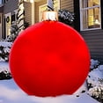 thumbnail image 5 of Twfbrm Christmas Inflatable Outdoor Decoration 45cm/17.7" Giant PVC Inflatable Christmas Decorated Ball Ornaments Large Xmas Blow Ball Decorations for Outside Holiday Yard Lawn Porch Decor, 5 of 5
