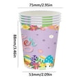 thumbnail image 2 of Easter Disposable Tableware Set Bunny Party Decorations Colorful Easter Decorative Paper Tableware Supplies (Cup 20Pcs), 2 of 2