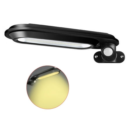 

Motion Sensor LED Wall Light Solar Powered ABS Outdoor Pathway Deck