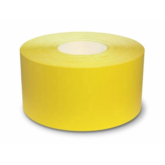Mighty Line Yellow Ultra Durable 30 MIL Floor Tape, 4" by 100' Roll