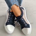 thumbnail image 2 of Oyedens Fashion Sneakers for Women Girls Breathable Casual Low Top Canvas Shoes Walking Flats Fall, 2 of 7