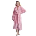 thumbnail image 3 of Women’s Cozy Fleece Bathrobe – Plush Comfort Robe for Women, 3 of 5