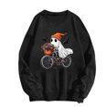 thumbnail image 4 of Neewe Halloween Sweatshirts for Women Hoodies Oversized Crewneck Tops Sweaters Comfy Fall Winter Outfits Clothes 2025 Fashion, 4 of 4