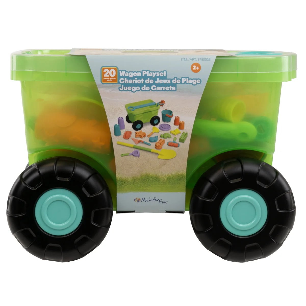 20 Piece Sand and Water Fun Wagon Playset