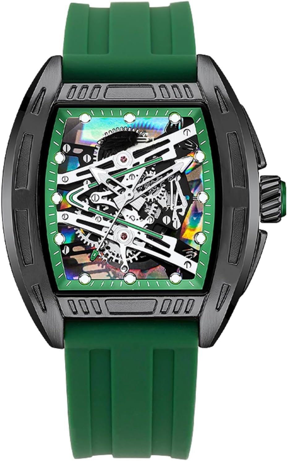 Wittnauer Men's Montserrat Collection White Face SS Diamond Watch